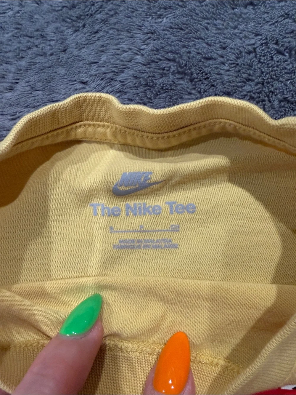 Boys Nike Yellow Tee